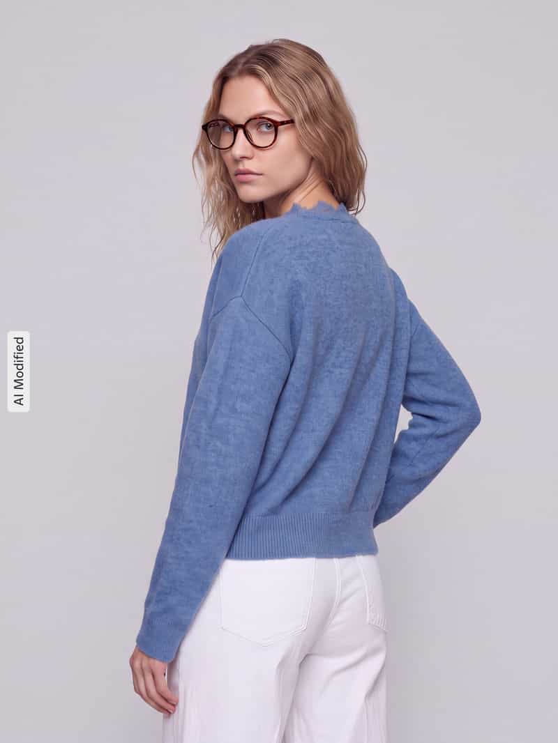 Jake*s Collection Regular fit pullover met wol