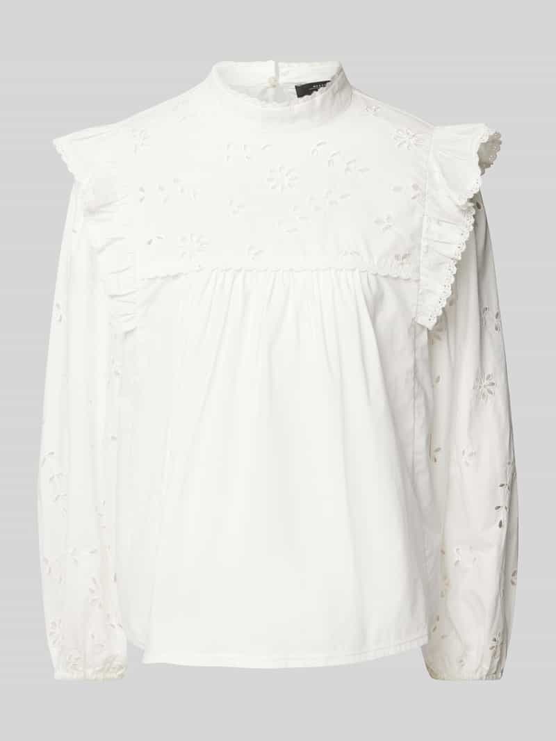 Weekend Max Mara Regular fit blouse met broderie anglaise model 'TADDEO'