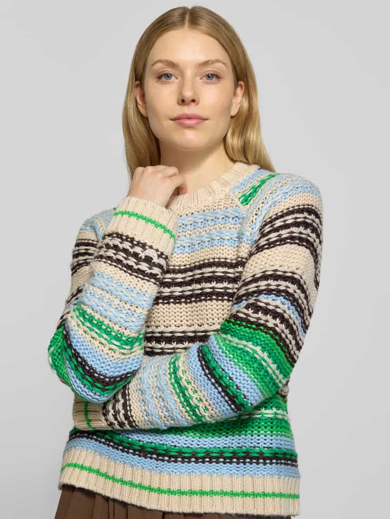 YAS Gebreide pullover met ronde hals model 'BIBI'
