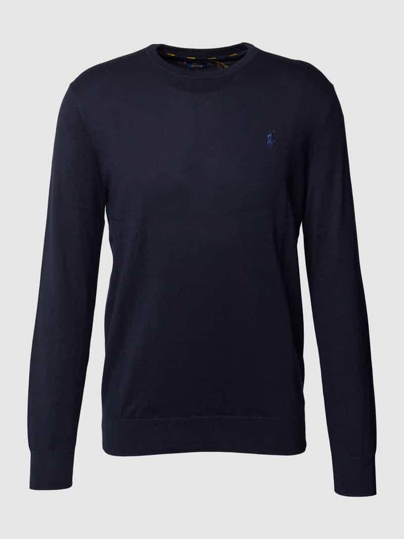 Shirt met lange mouwen en logostitching