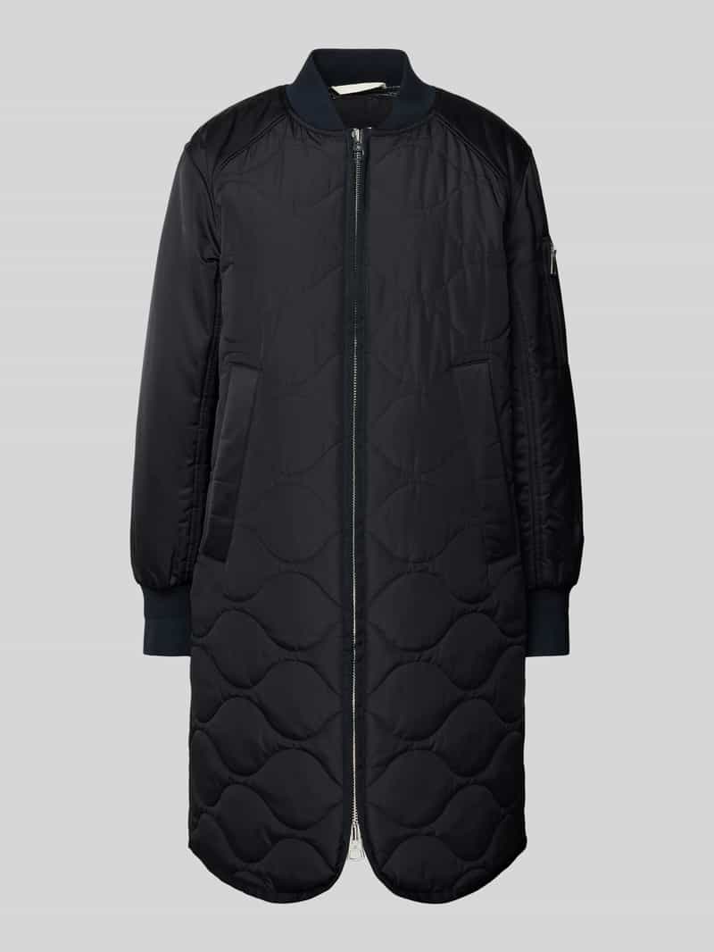 Marc O'Polo Regular fit lange blouson met opstaande kraag