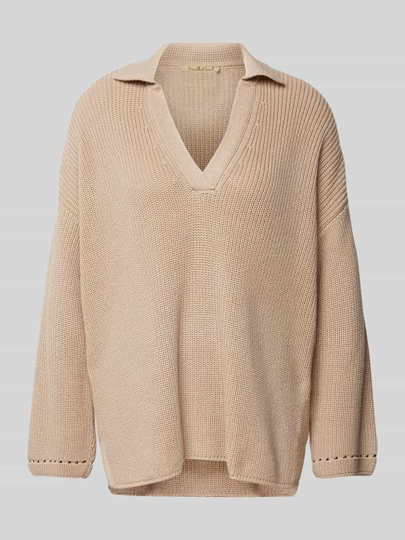 Smith and Soul Gebreide pullover met V-hals