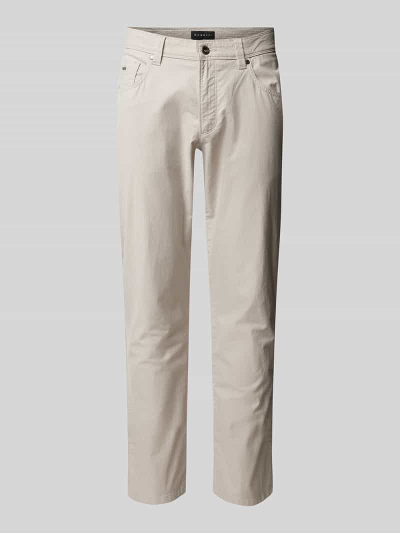 Bugatti Straight fit broek in 5-pocketmodel