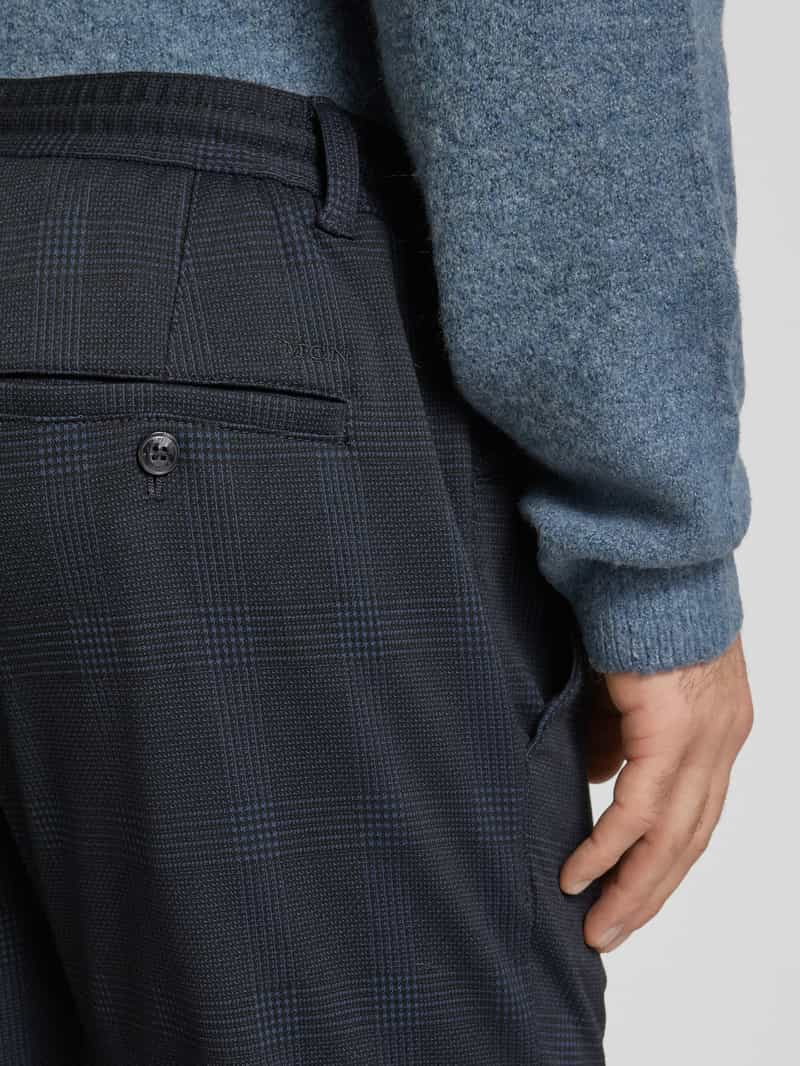 MCNEAL Tapered fit stoffen broek met tunnelkoord