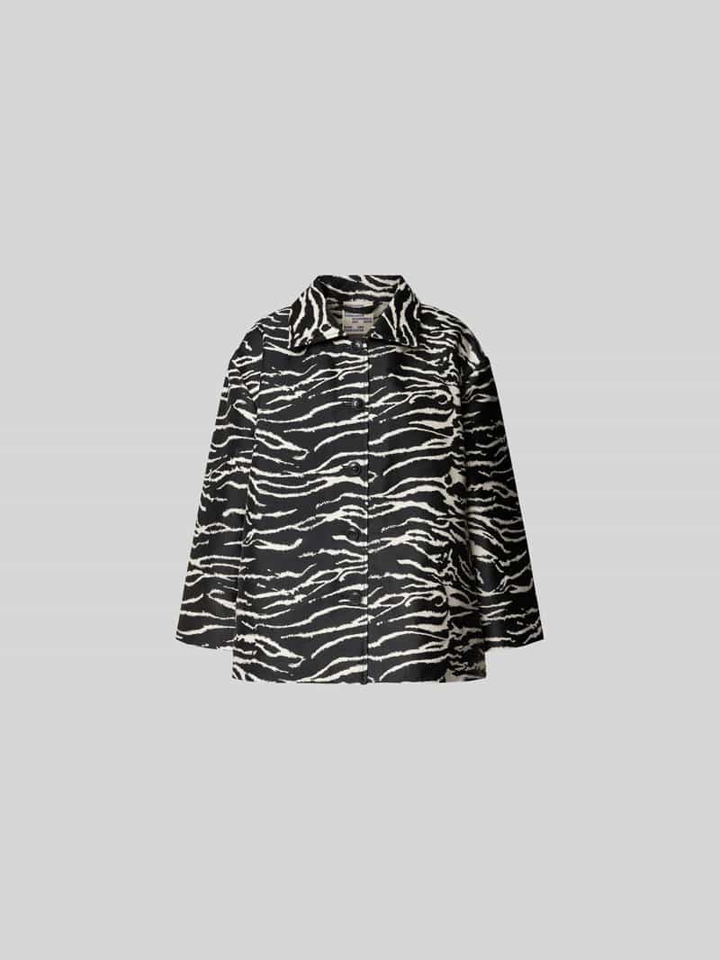 jeansblouse met knoopsluiting