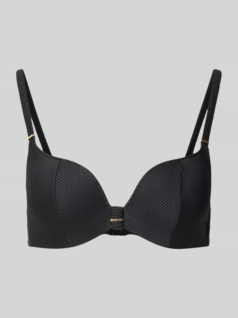 Bikinitop met labeldetail model 'CASSIE'