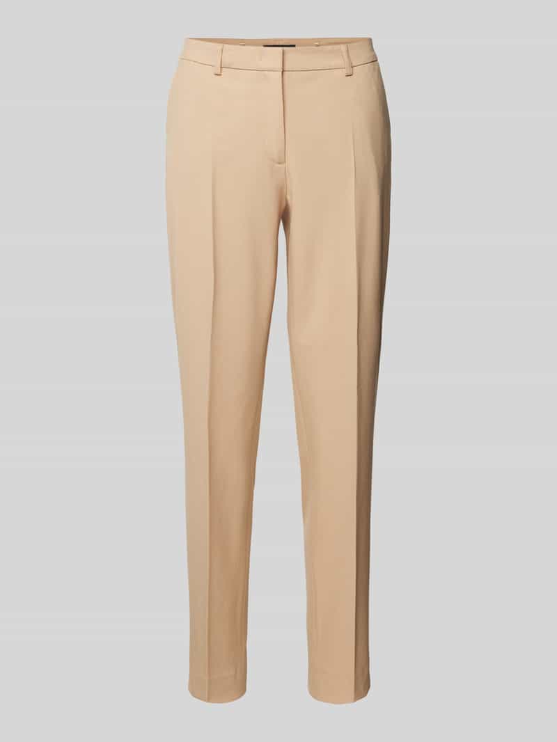 MORE & MORE Regular fit stoffen broek met persplooien