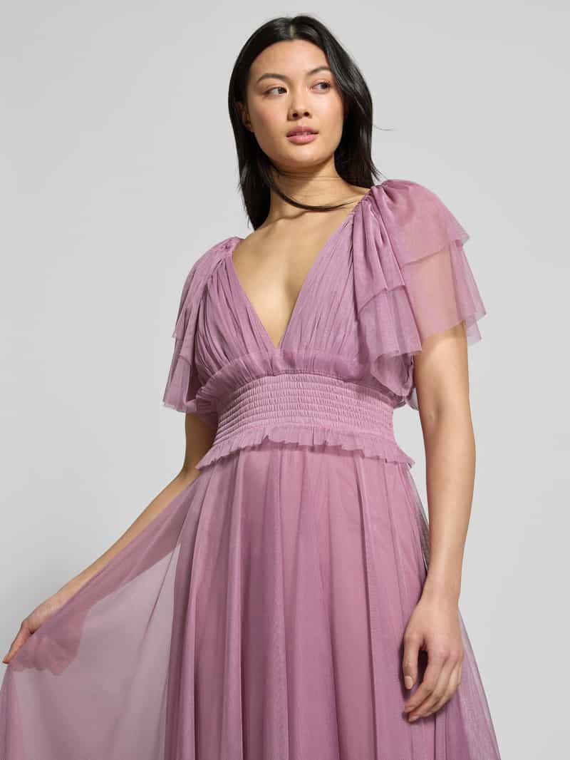 Lace & Beads Avondjurk met volants