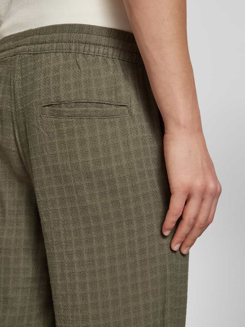 Only & Sons Broek van viscosemix met elastische band model 'SINUS'