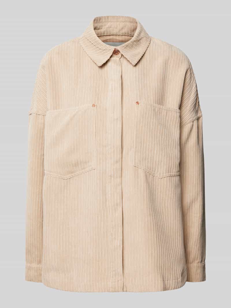 Only Oversized overhemdjack van corduroy model 'JANINE-RAI'