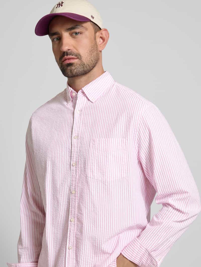 Christian Berg Men Regular fit vrijetijdsoverhemd met button-downkraag