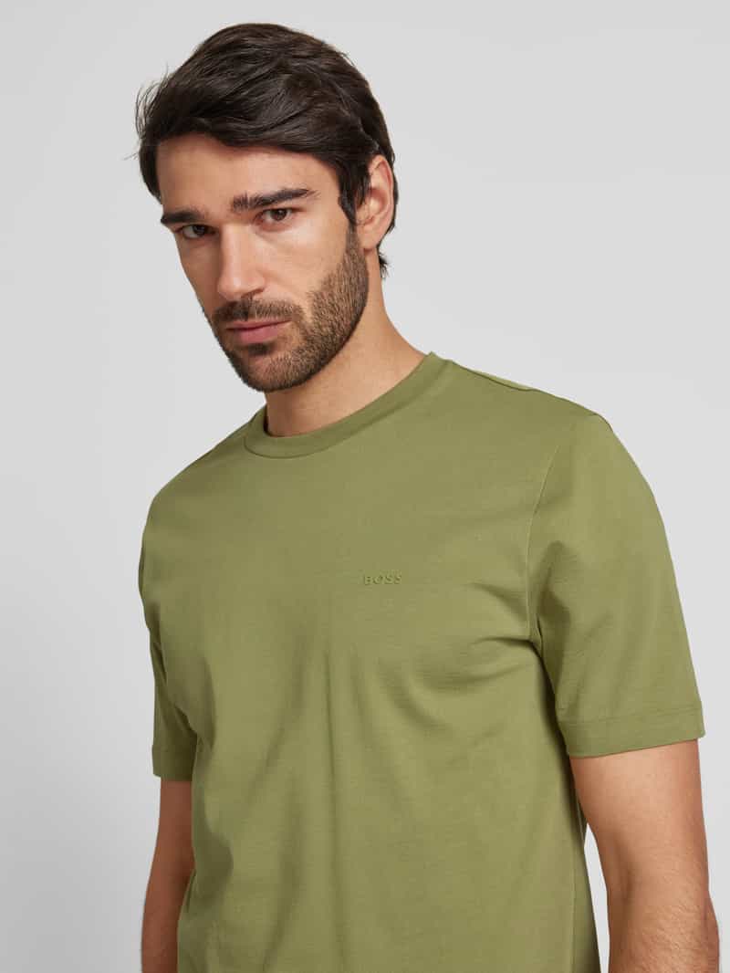 Boss T-shirt met labelprint model 'Thompson'
