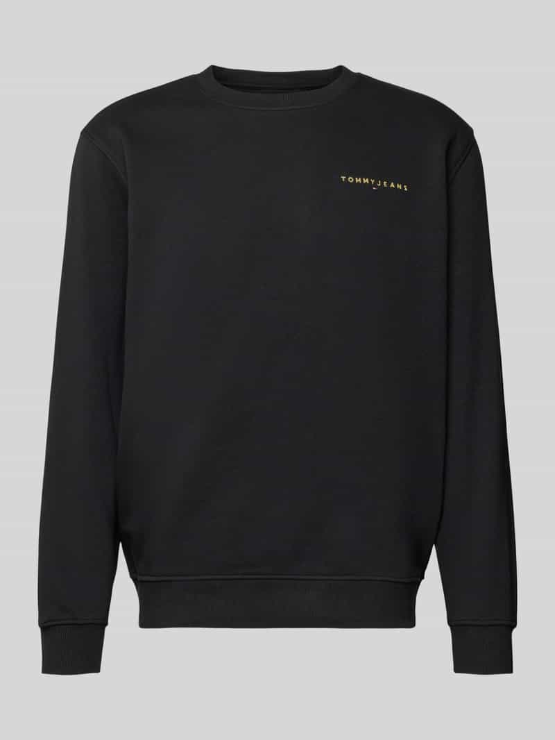 Tommy Jeans Regular fit sweatshirt van katoenmix
