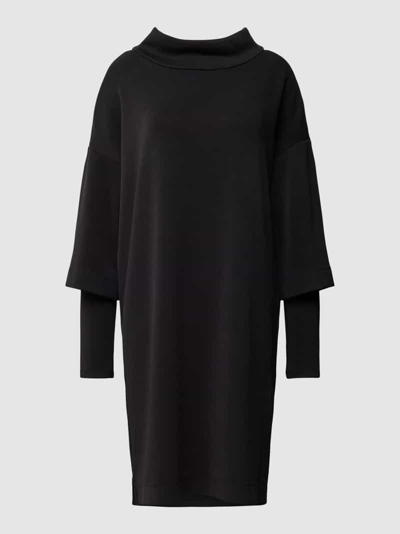 S.Oliver BLACK LABEL Mini-jurk in laagjeslook met opstaande kraag