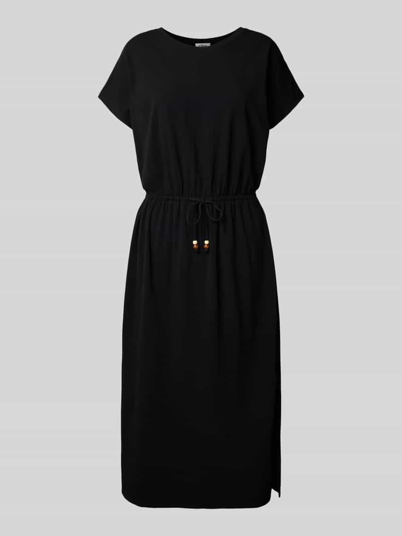 s.Oliver RED LABEL Relaxed fit midi-jurk van katoen met stretch