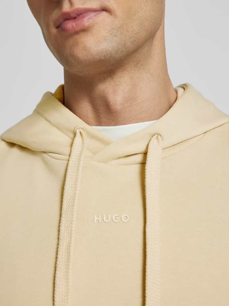 HUGO Hoodie met labeldetail model 'DapoDayote'