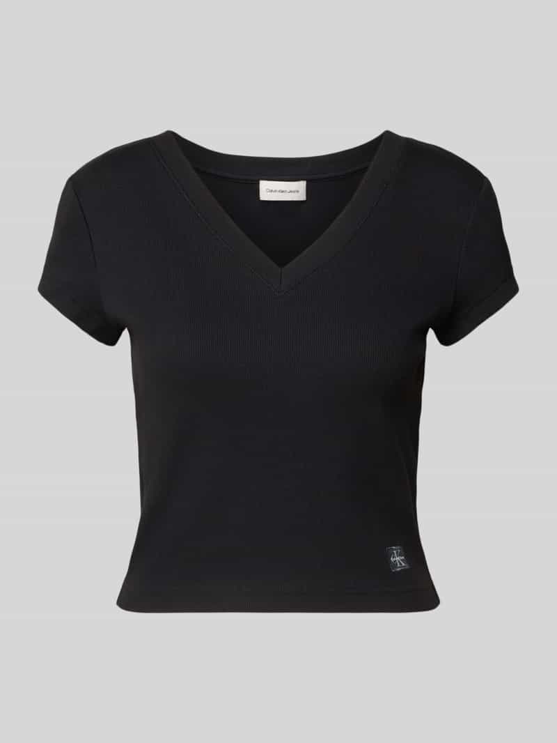 Calvin Klein Jeans T-shirt met labeldetail