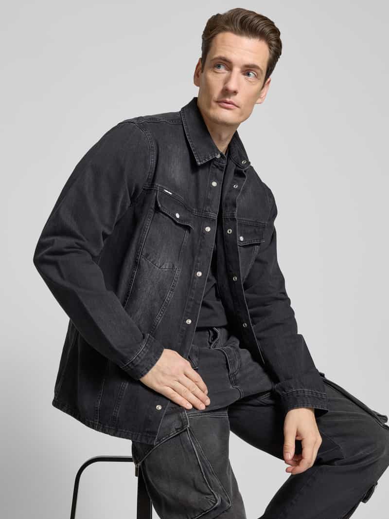 Antony Morato Jeansjack met borstzakken