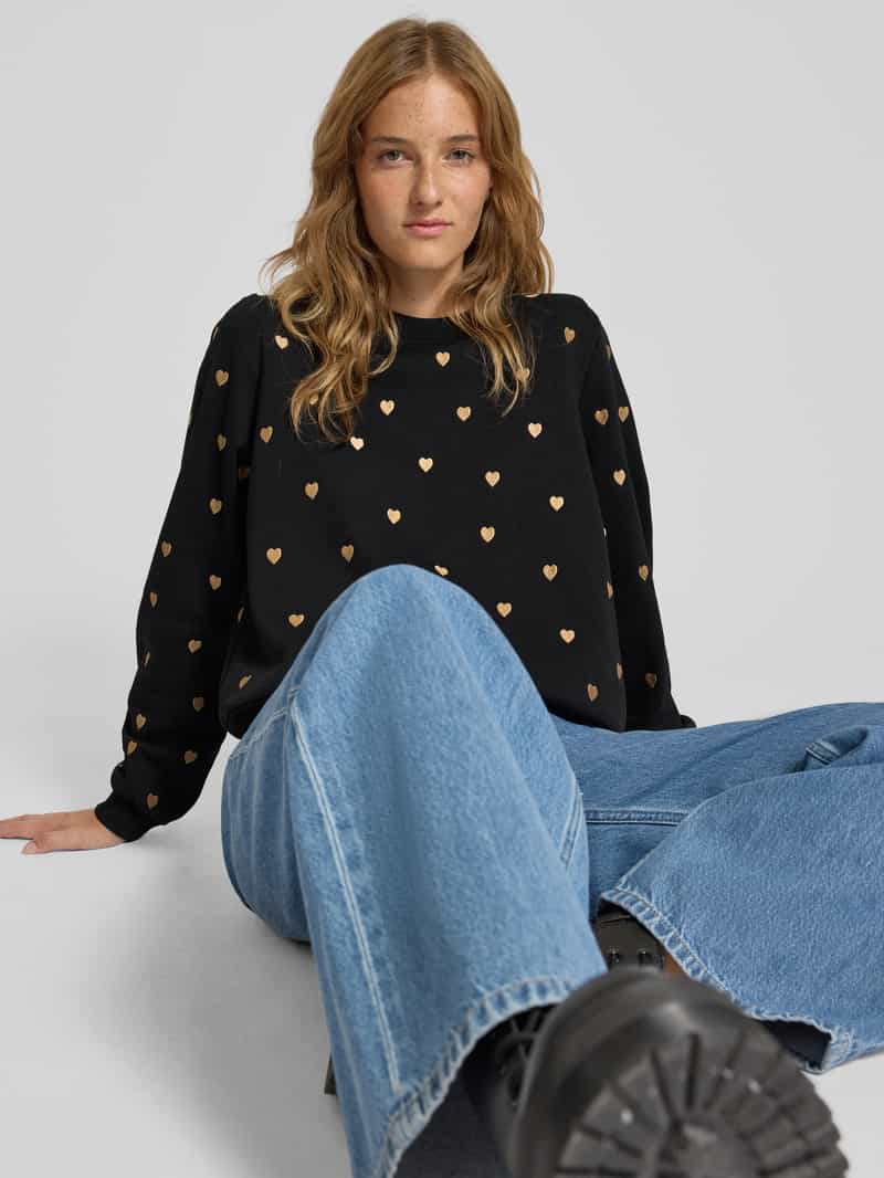 Only Regular fit sweatshirt van katoenmix model 'ATIKA'