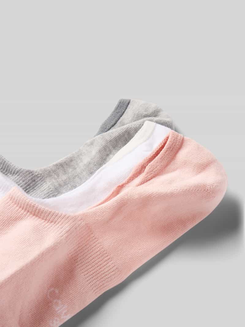 CK Calvin Klein Sokken met logostitching in een set van 3 paar model 'Footie'