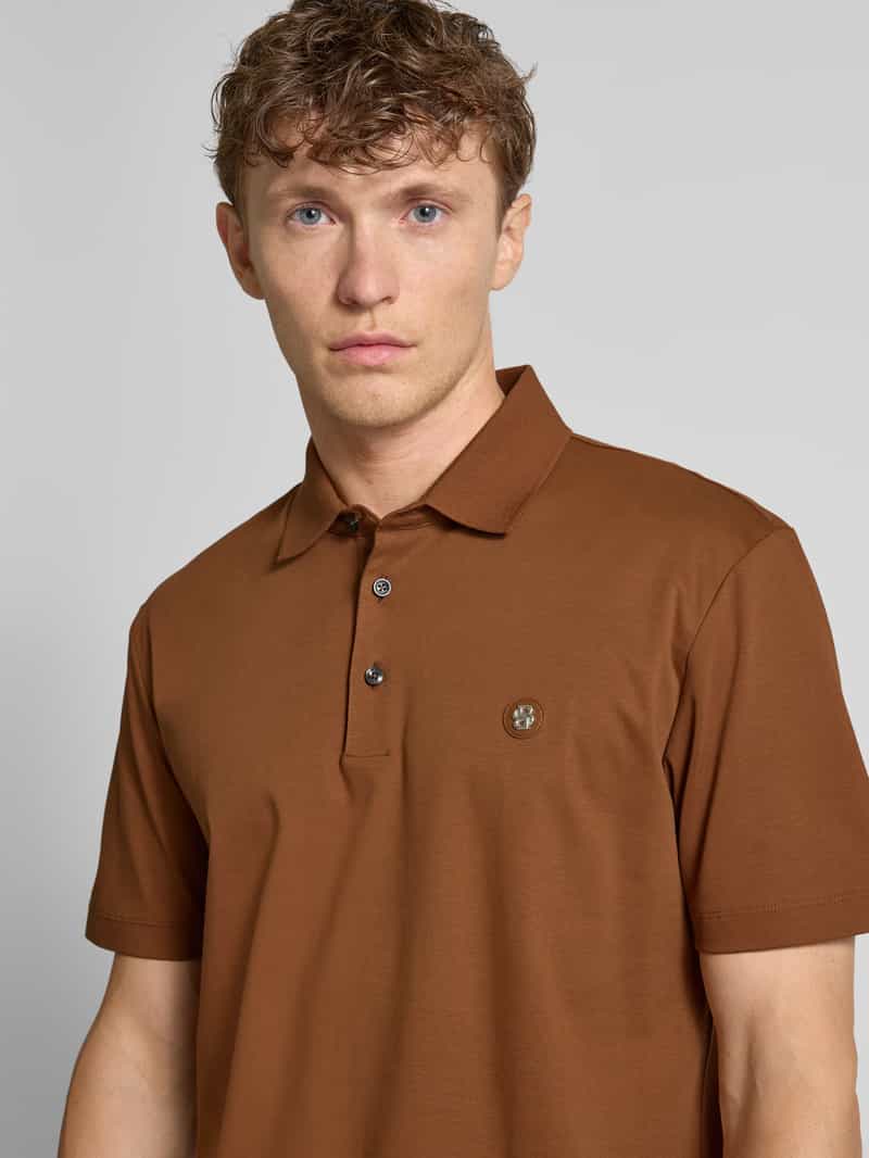 Boss Regular fit poloshirt van puur katoen