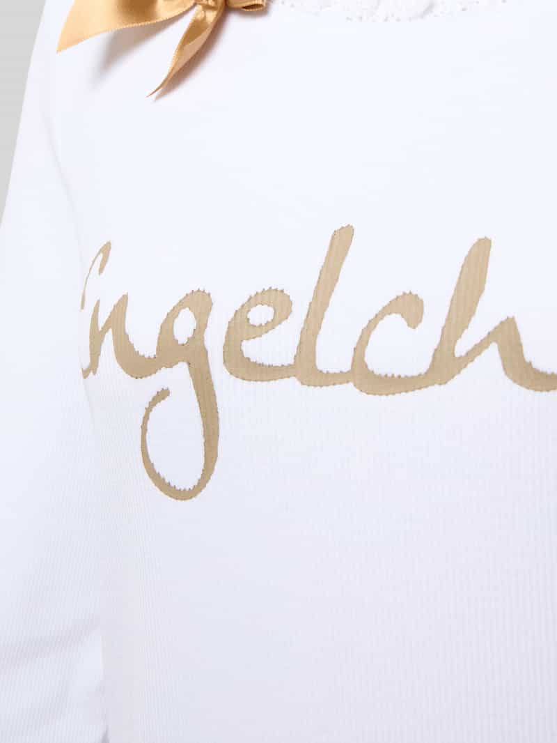LOUIS & LOUISA Regular fit nachthemd met sierstrik model 'Engelchen'