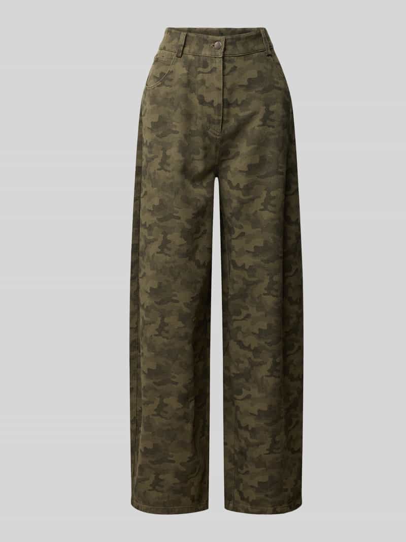 NEO NOIR Jeans met camouflagemotief model 'Haven'
