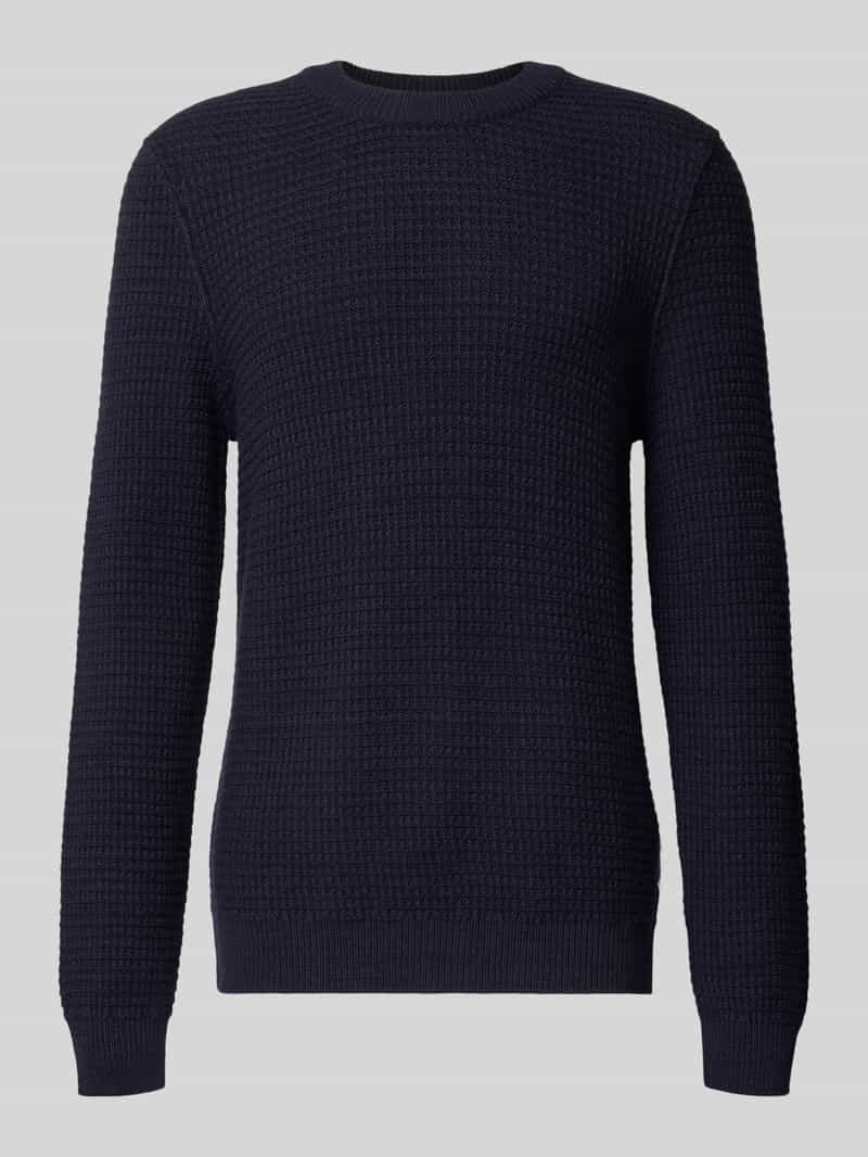 Marc O'Polo DENIM Regular fit gebreide pullover van katoenmix