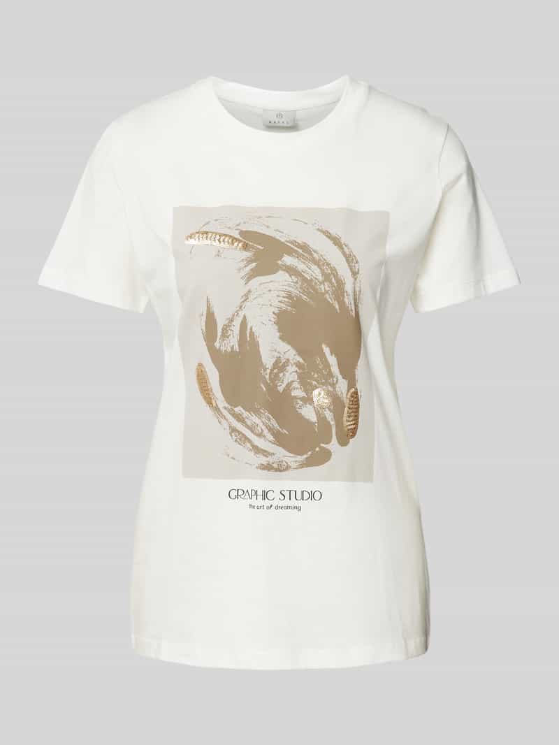 Kaffe T-shirt met statementprint model 'polly'