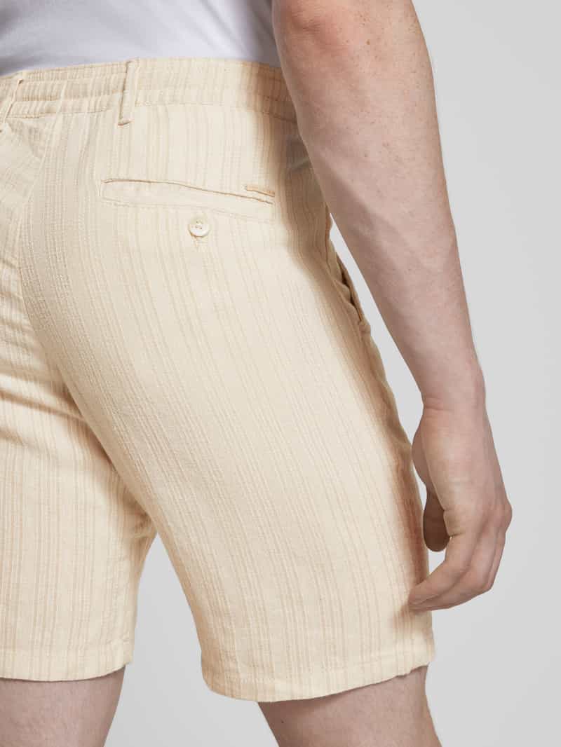 jack & jones Korte regular fit broek met tunnelkoord model 'MYKONOS'