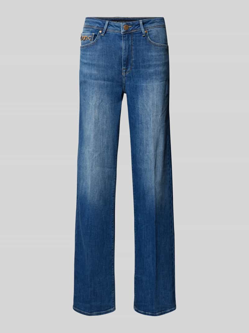 RAFFAELLO ROSSI Wide leg jeans in 5-pocketmodel model 'KIRA'