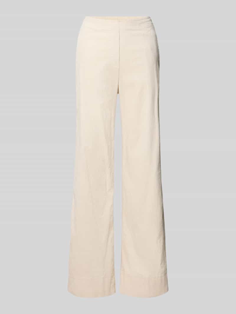 Opus Corduroy broek met achterzak model 'Mileni cargo'