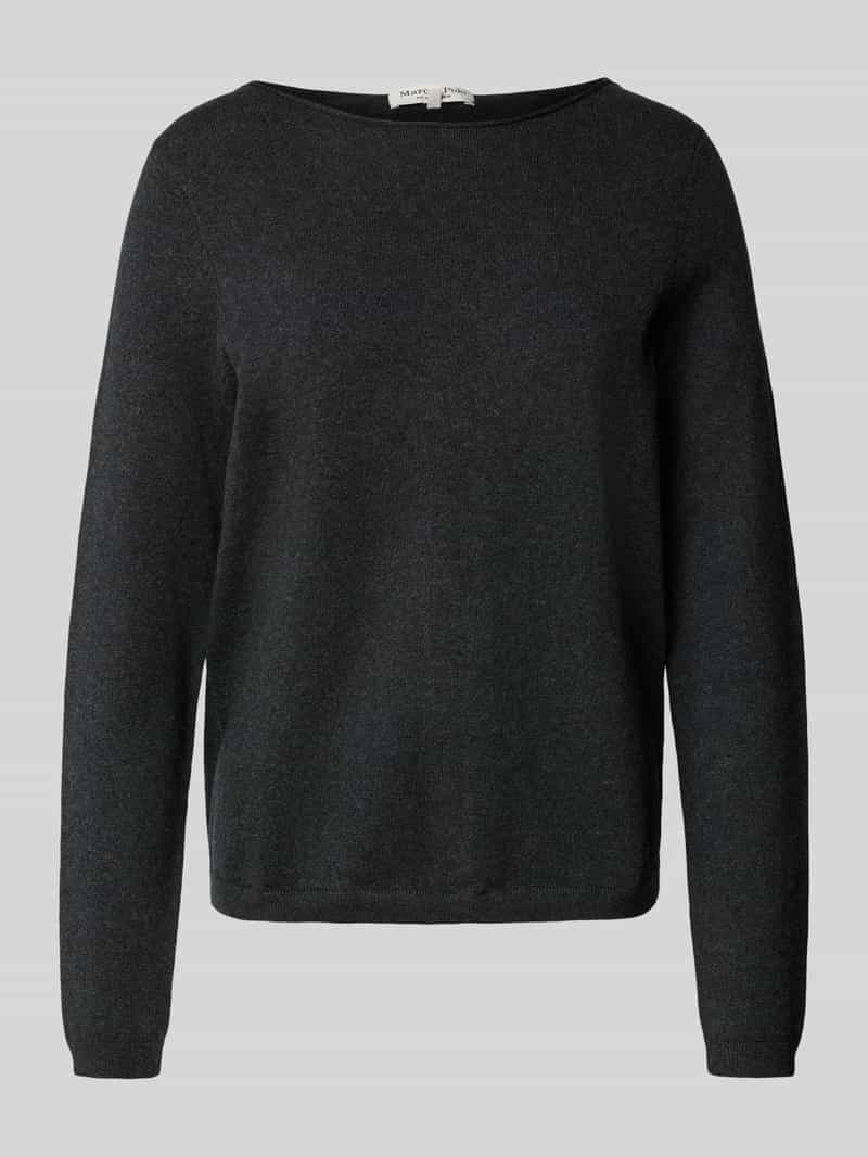 Marc O'Polo Regular fit gebreide pullover met scheerwol
