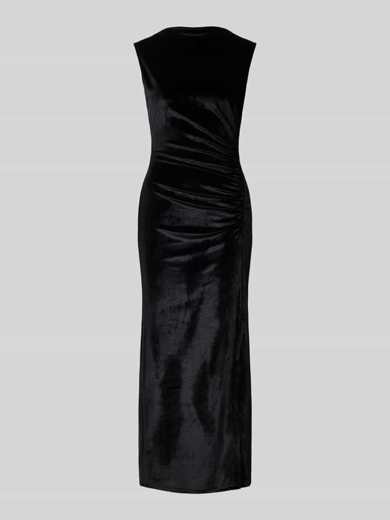 GUIDO MARIA KRETSCHMER WOMAN Cocktailjurk met plooien en loopsplit model 'Felicitas'