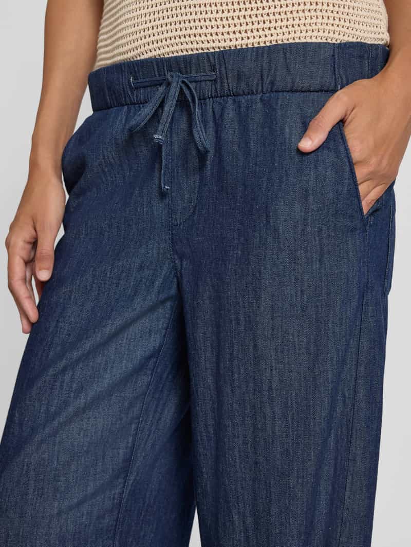 Opus Stoffen broek met elastische band model 'Melane'