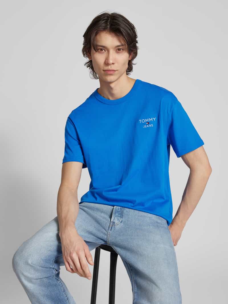 Tommy Jeans T-shirt met labelstitching