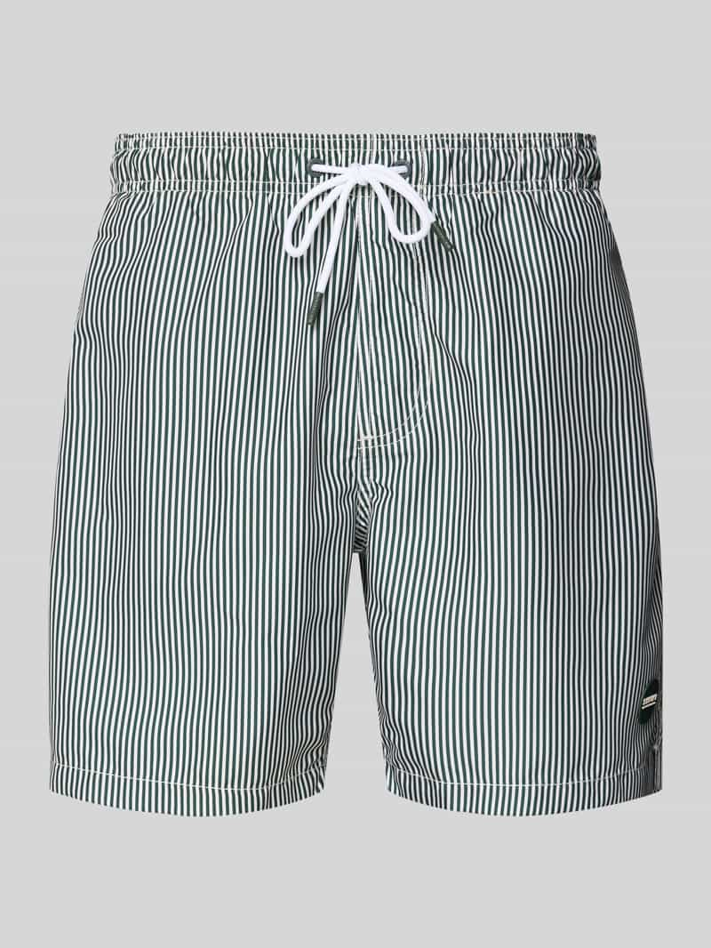 Shiwi Regular fit zwembroek met labelpatch model 'Mike'