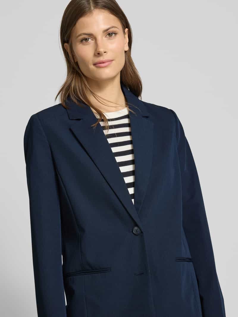 Tom Tailor Denim Regular fit blazer met 2-knoopssluiting