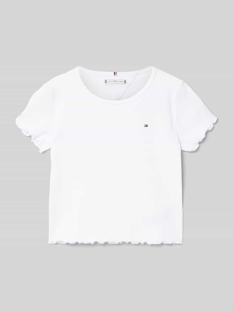Tommy Hilfiger Teens T-shirt met geschulpte zoom model 'ESSENTIAL'