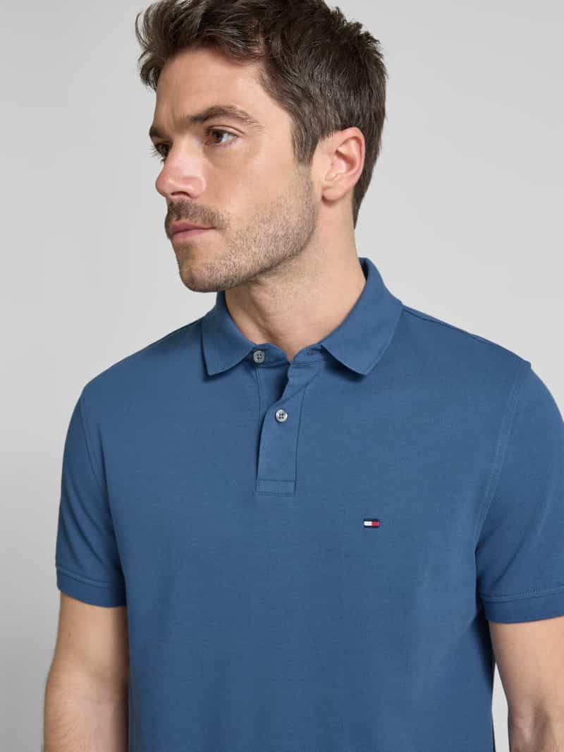 Tommy Hilfiger Regular fit poloshirt van katoenmix