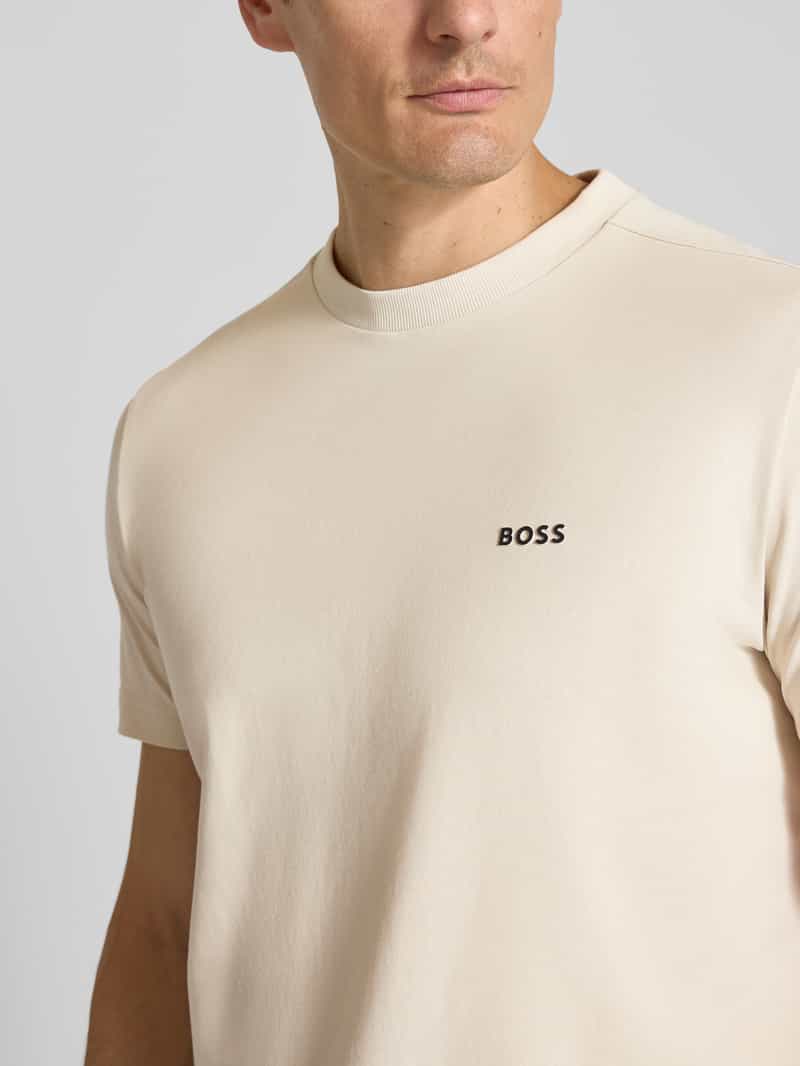 BOSS Green Regular fit T-shirt van katoenmix model 'TEE'