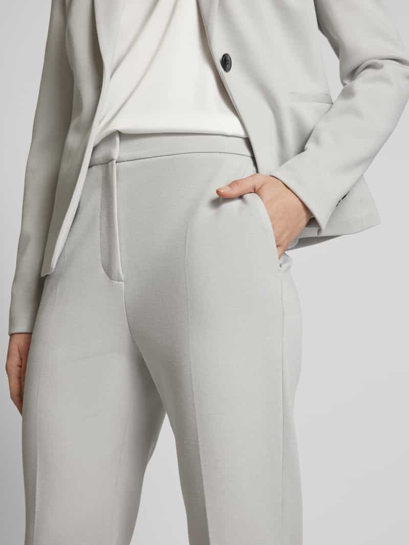Jake*s Collection Regular fit stoffen broek met persplooien