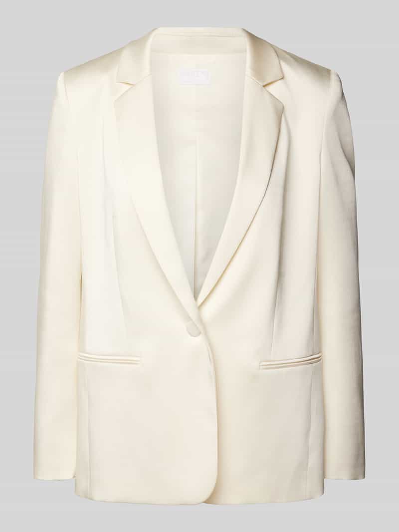 Jake*s Cocktail Regular fit blazer met paspelzakken