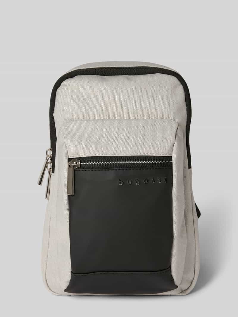 Schoudertas met labeldetail