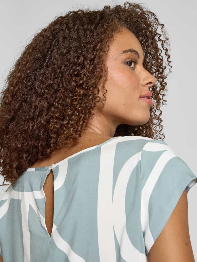 Only Regular fit T-shirt met druppelvormig rugdecolleté model 'NOVA'