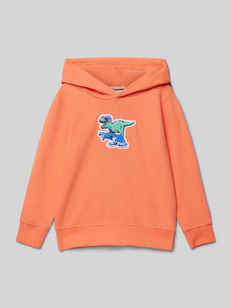 Tom Tailor Regular fit hoodie van katoenmix met 3D-print