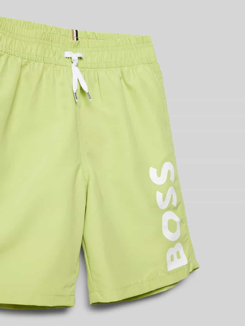 Boss Zwembroek met labelprint
