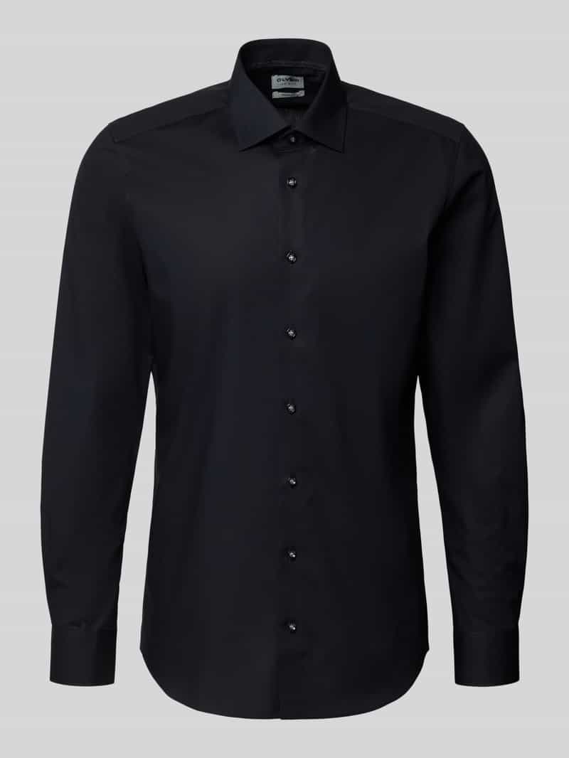 OLYMP Level Five Slim fit zakelijk overhemd met kentkraag