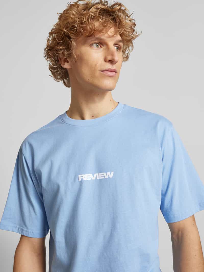 REVIEW T-shirt met labelprint