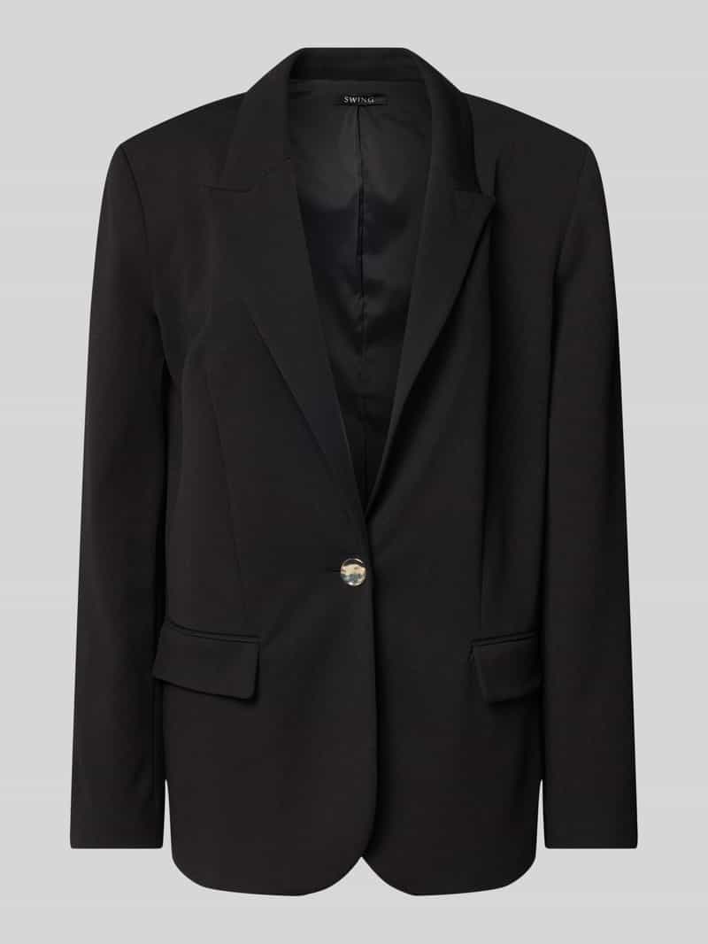 SWING Blazer met reverskraag